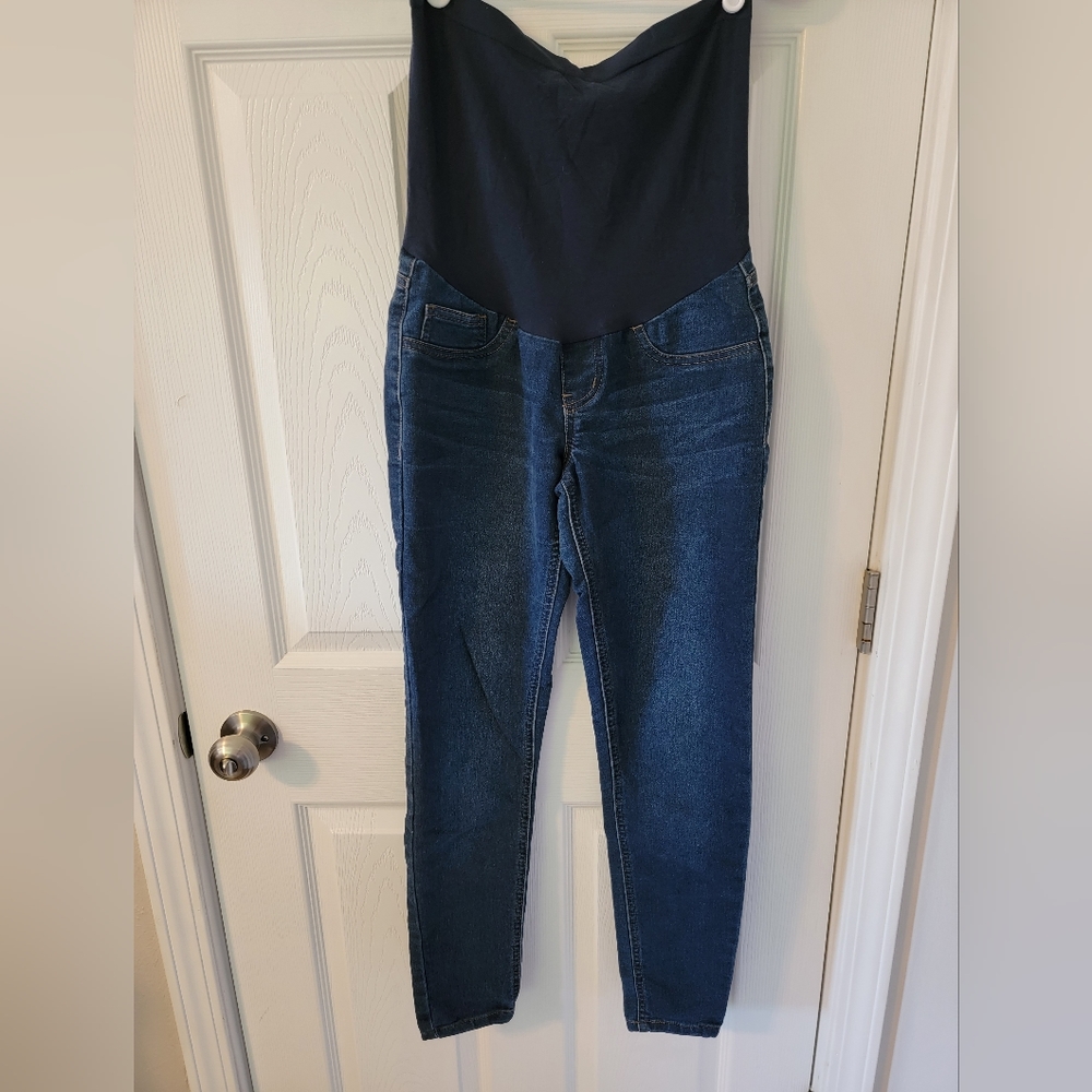 Small Indigo Blue Maternity Pants